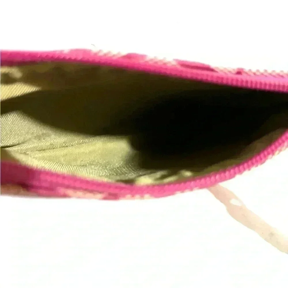 Coach vintage cc signature print canvas wristlet wallet